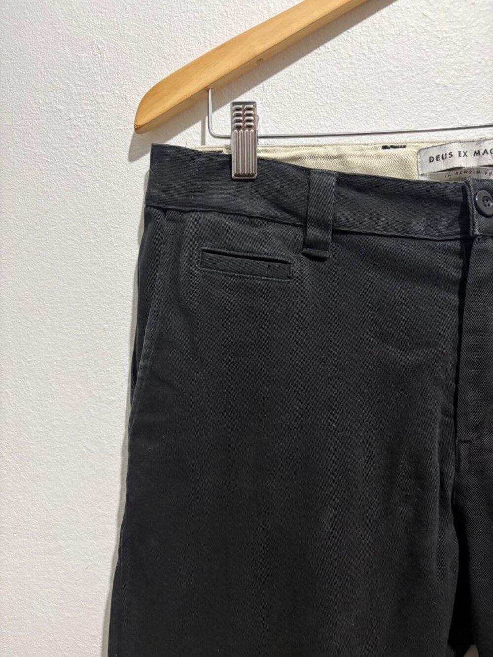 Deus ex Machina Ford stretch twill chino pant in Black - Picture 8 of 13
